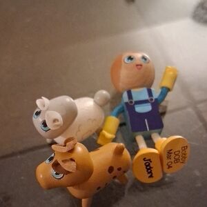 FARMER BOBBY, COW AND SHEEP